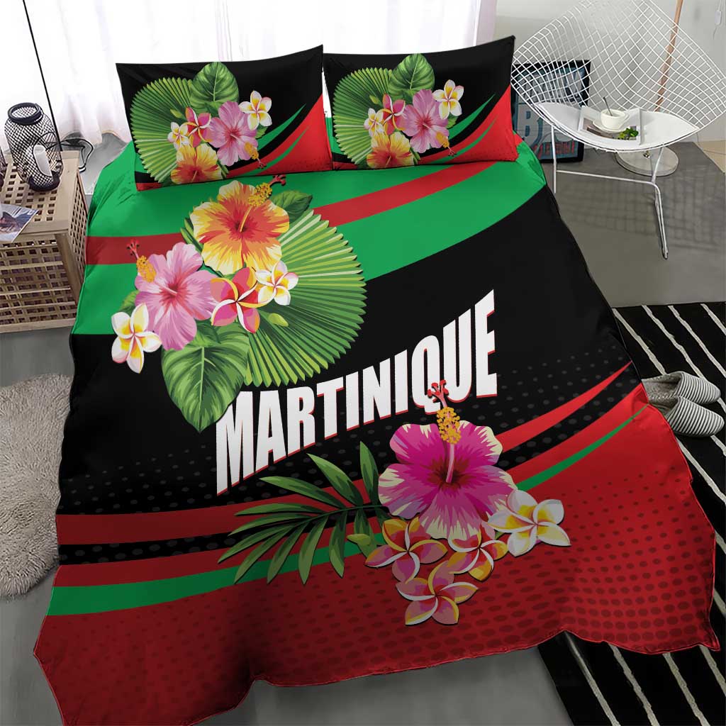 Personalized Martinique Tropical Flower Bedding Set Matinik Beautiful Island
