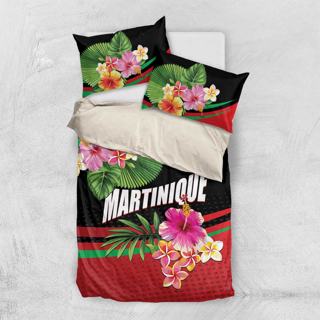 Personalized Martinique Tropical Flower Bedding Set Matinik Beautiful Island