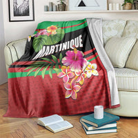 Personalized Martinique Tropical Flower Blanket Matinik Beautiful Island