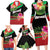 Personalized Martinique Tropical Flower Family Matching Long Sleeve Bodycon Dress and Hawaiian Shirt Matinik Beautiful Island