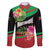 Personalized Martinique Tropical Flower Family Matching Long Sleeve Bodycon Dress and Hawaiian Shirt Matinik Beautiful Island