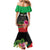 Personalized Martinique Tropical Flower Family Matching Mermaid Dress and Hawaiian Shirt Matinik Beautiful Island