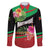 Personalized Martinique Tropical Flower Family Matching Off The Shoulder Long Sleeve Dress and Hawaiian Shirt Matinik Beautiful Island