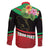 Personalized Martinique Tropical Flower Family Matching Off The Shoulder Long Sleeve Dress and Hawaiian Shirt Matinik Beautiful Island