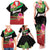 Personalized Martinique Tropical Flower Family Matching Tank Maxi Dress and Hawaiian Shirt Matinik Beautiful Island