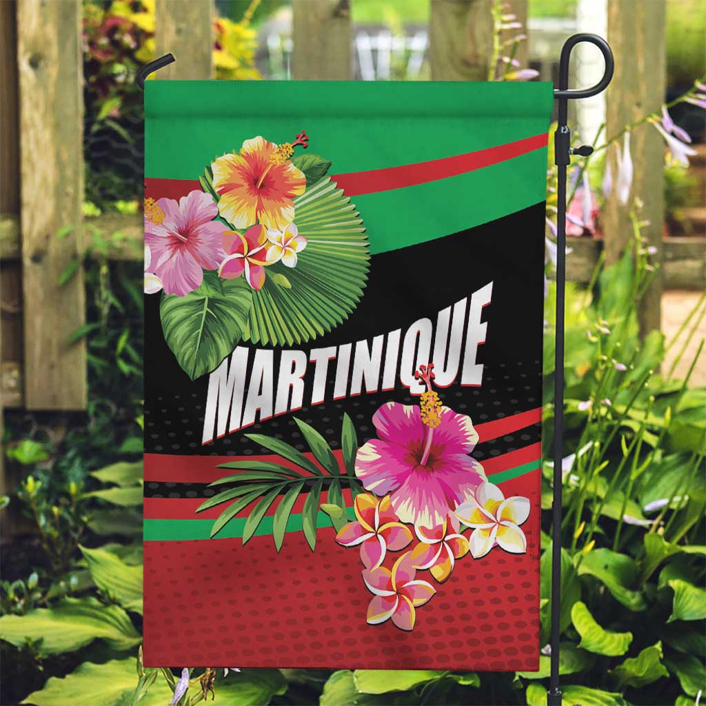Personalized Martinique Tropical Flower Garden Flag Matinik Beautiful Island
