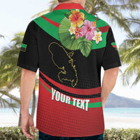 Personalized Martinique Tropical Flower Hawaiian Shirt Matinik Beautiful Island