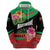Personalized Martinique Tropical Flower Hoodie Matinik Beautiful Island