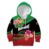 Personalized Martinique Tropical Flower Kid Hoodie Matinik Beautiful Island