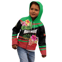 Personalized Martinique Tropical Flower Kid Hoodie Matinik Beautiful Island