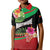 Personalized Martinique Tropical Flower Kid Polo Shirt Matinik Beautiful Island