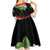 Personalized Martinique Tropical Flower Kid Short Sleeve Dress Matinik Beautiful Island