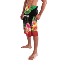 Personalized Martinique Tropical Flower Lavalava Matinik Beautiful Island