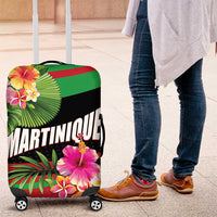 Personalized Martinique Tropical Flower Luggage Cover Matinik Beautiful Island
