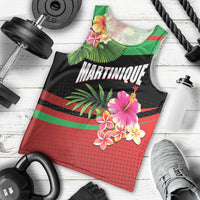Personalized Martinique Tropical Flower Men Tank Top Matinik Beautiful Island