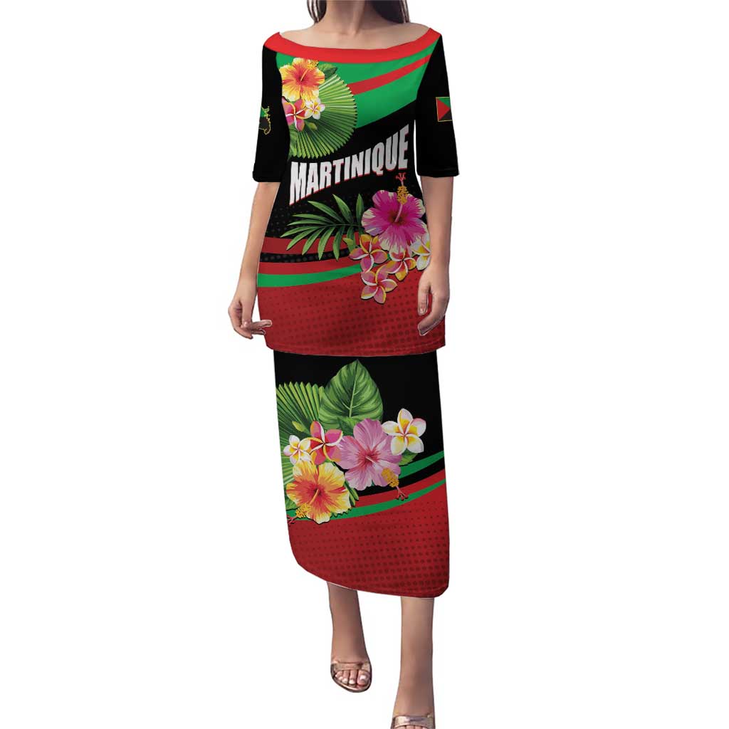 Personalized Martinique Tropical Flower Puletasi Matinik Beautiful Island