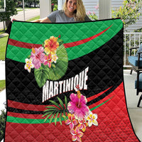 Personalized Martinique Tropical Flower Quilt Matinik Beautiful Island