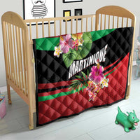 Personalized Martinique Tropical Flower Quilt Matinik Beautiful Island