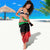 Personalized Martinique Tropical Flower Sarong Matinik Beautiful Island
