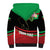 Personalized Martinique Tropical Flower Sherpa Hoodie Matinik Beautiful Island