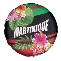 Personalized Martinique Tropical Flower Spare Tire Cover Matinik Beautiful Island