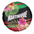 Personalized Martinique Tropical Flower Spare Tire Cover Matinik Beautiful Island