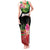 Personalized Martinique Tropical Flower Tank Maxi Dress Matinik Beautiful Island