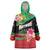 Personalized Martinique Tropical Flower Wearable Blanket Hoodie Matinik Beautiful Island