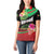 Personalized Martinique Tropical Flower Women Polo Shirt Matinik Beautiful Island