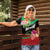 Personalized Martinique Tropical Flower Women Polo Shirt Matinik Beautiful Island