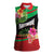Personalized Martinique Tropical Flower Women Sleeveless Polo Shirt Matinik Beautiful Island