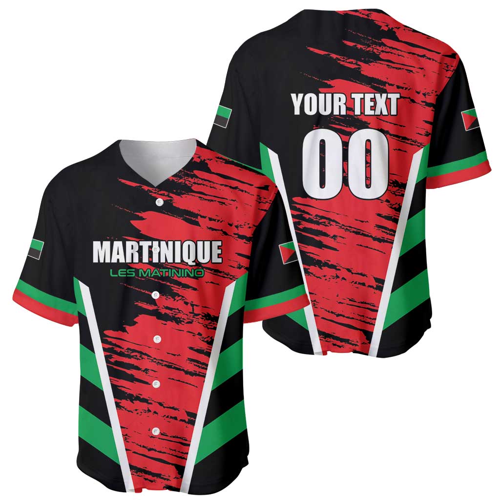 Custom Football Martinique Baseball Jersey Les Matinino Go Champion