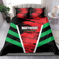 Custom Football Martinique Bedding Set Les Matinino Go Champion