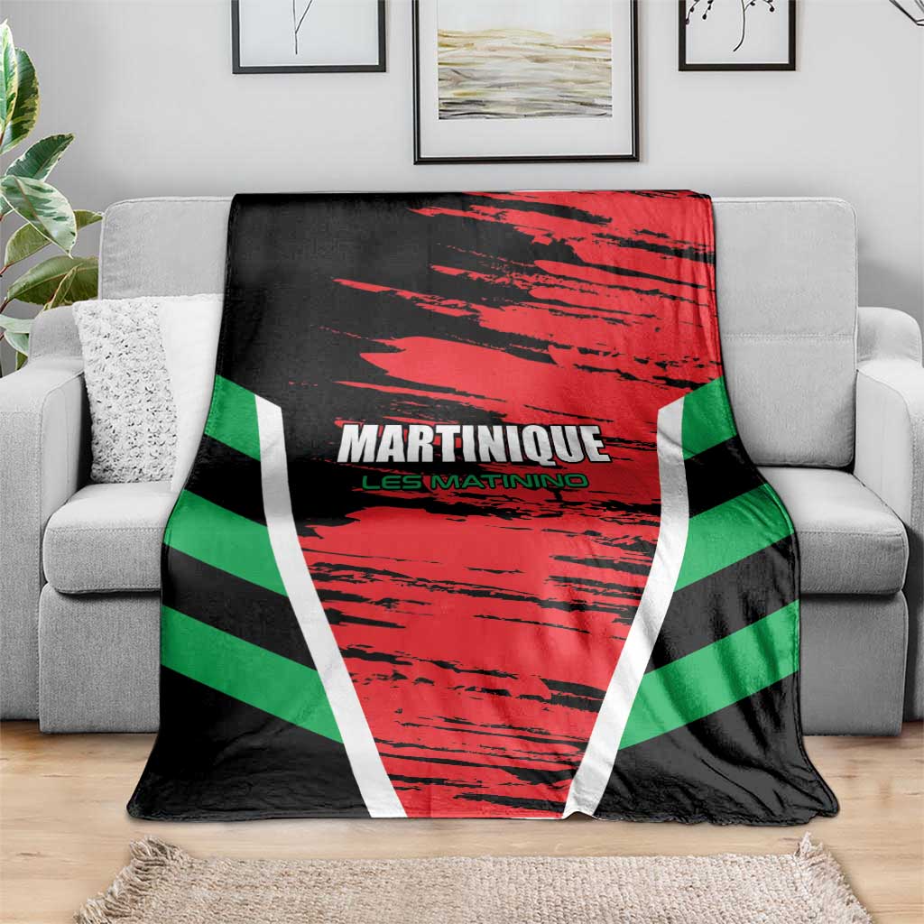 Custom Football Martinique Blanket Les Matinino Go Champion