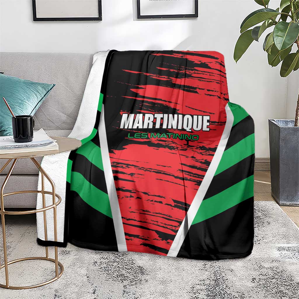 Custom Football Martinique Blanket Les Matinino Go Champion