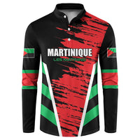 Custom Football Martinique Button Sweatshirt Les Matinino Go Champion