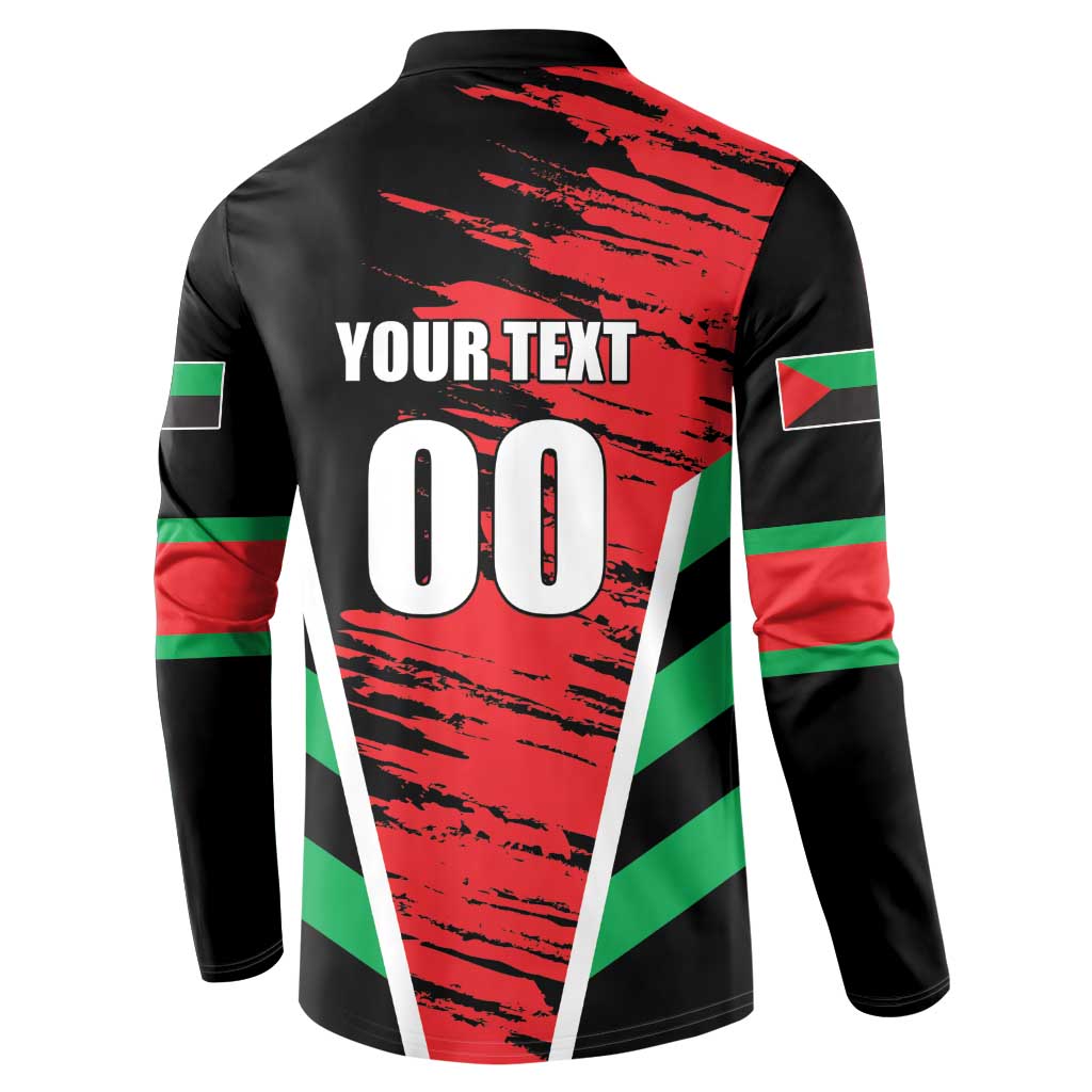 Custom Football Martinique Button Sweatshirt Les Matinino Go Champion