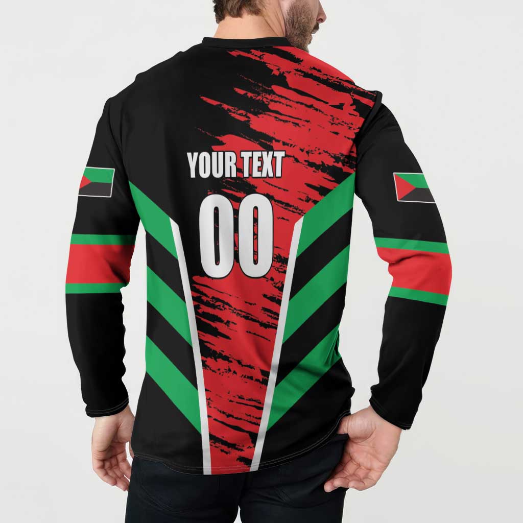 Custom Football Martinique Button Sweatshirt Les Matinino Go Champion