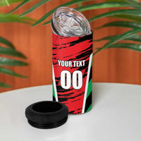 Custom Football Martinique 4 in 1 Can Cooler Tumbler Les Matinino Go Champion