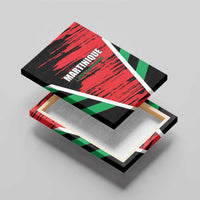 Custom Football Martinique Canvas Wall Art Les Matinino Go Champion