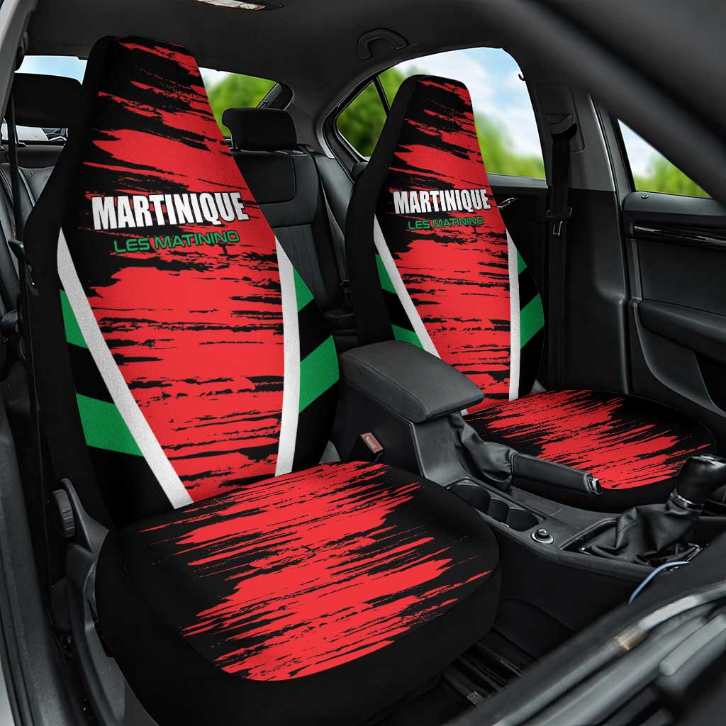 Custom Football Martinique Car Seat Cover Les Matinino Go Champion