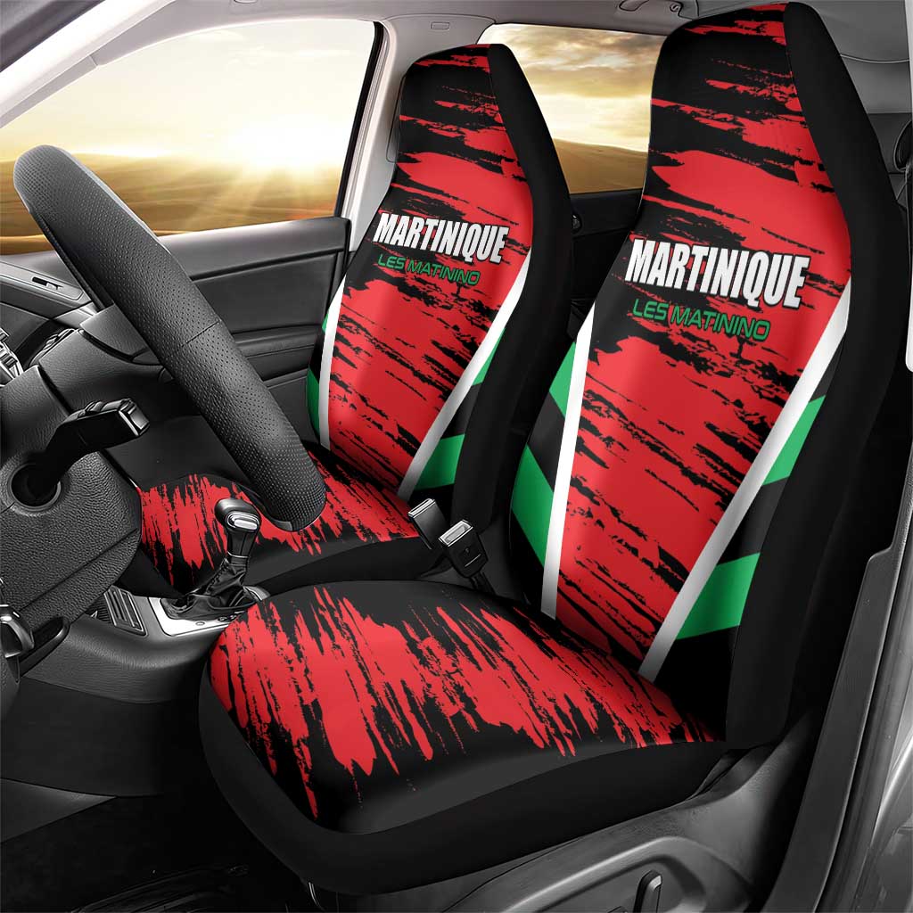 Custom Football Martinique Car Seat Cover Les Matinino Go Champion