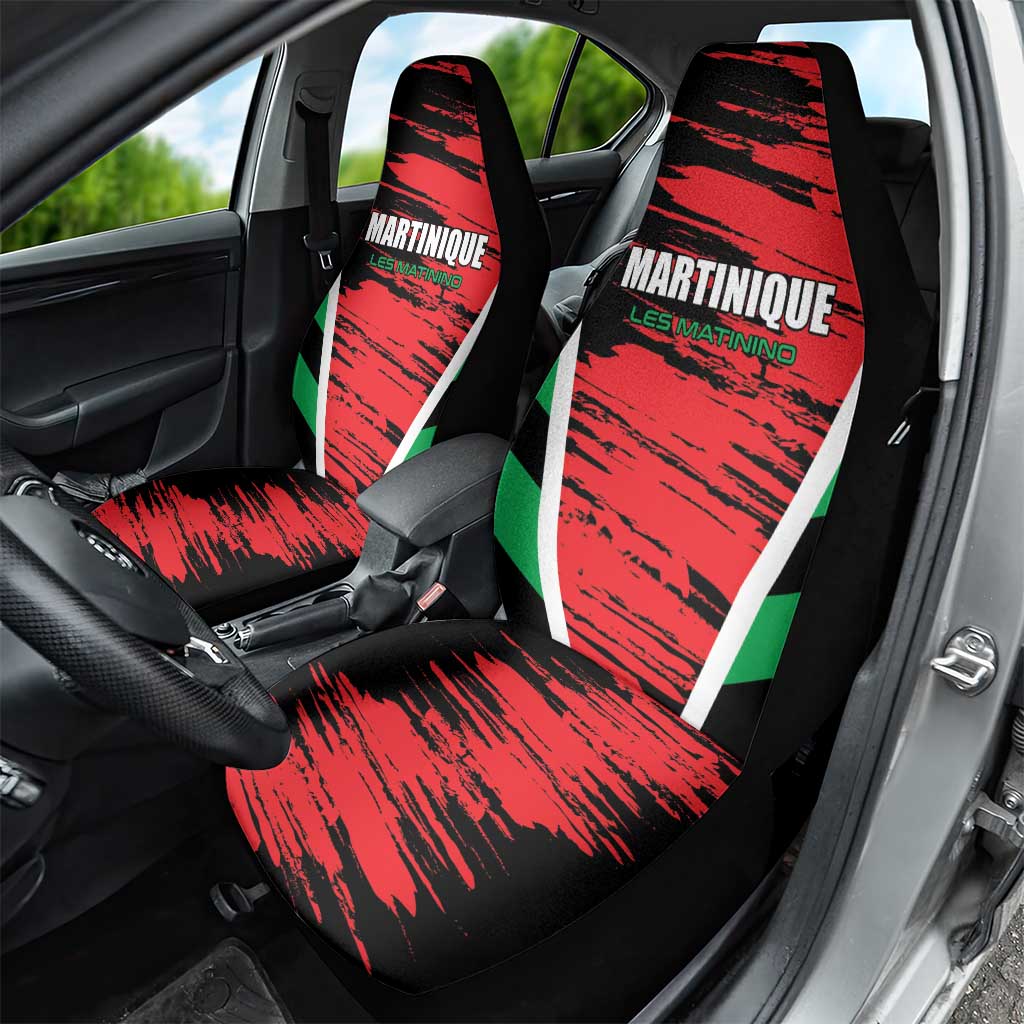 Custom Football Martinique Car Seat Cover Les Matinino Go Champion