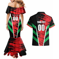 Custom Football Martinique Couples Matching Mermaid Dress and Hawaiian Shirt Les Matinino Go Champion