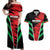 Custom Football Martinique Couples Matching Off Shoulder Maxi Dress and Hawaiian Shirt Les Matinino Go Champion