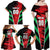 Custom Football Martinique Family Matching Off Shoulder Maxi Dress and Hawaiian Shirt Les Matinino Go Champion