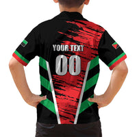 Custom Football Martinique Family Matching Puletasi and Hawaiian Shirt Les Matinino Go Champion