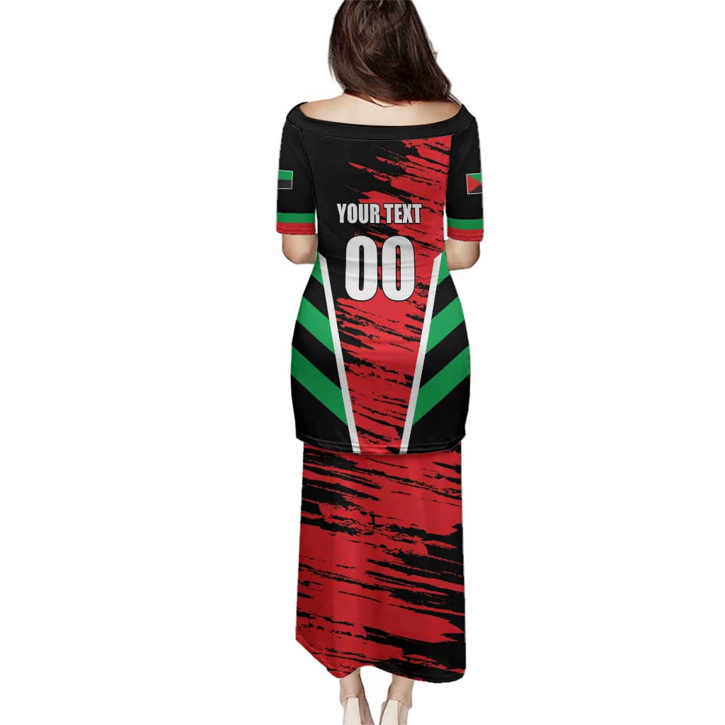 Custom Football Martinique Family Matching Puletasi and Hawaiian Shirt Les Matinino Go Champion