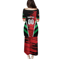 Custom Football Martinique Family Matching Puletasi and Hawaiian Shirt Les Matinino Go Champion