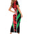 Custom Football Martinique Family Matching Short Sleeve Bodycon Dress and Hawaiian Shirt Les Matinino Go Champion